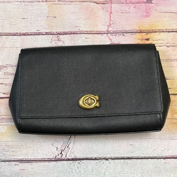 Coach Handbags - Coach Alexa Black Pebbled Leather